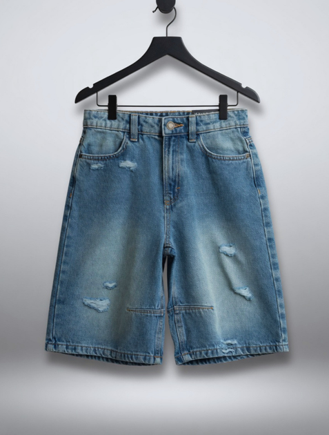 Шорты джинсовые для девочки подростка 146 Синий HARDY (713662-146) - изображение 2