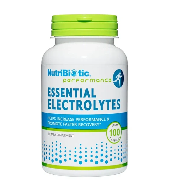 Незамінні електроліти Essential Electrolytes NutriBiotic 30 вегетаріанських капсул - Фото 1 Незамінні електроліти Essential Electrolytes NutriBiotic 30 вегетаріанських капсул - зображення 1