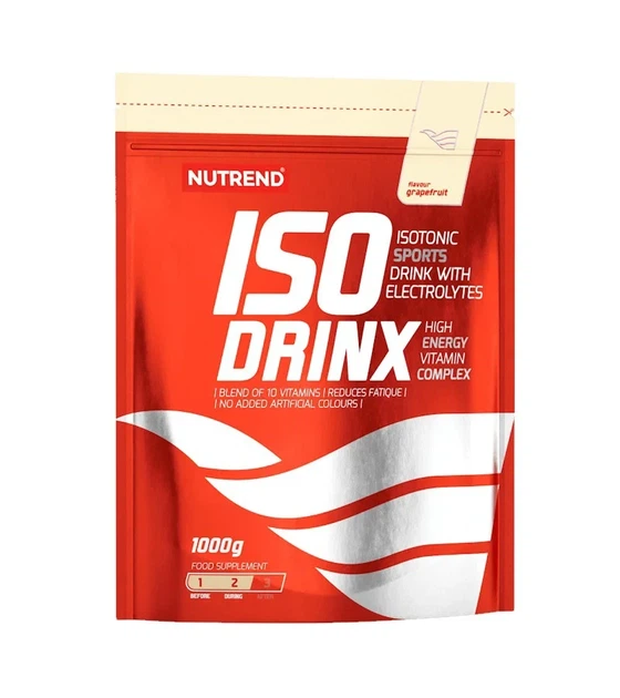 Изотоник в порошке Isodrinx Nutrend грейпфрут 1000 г - изображение 4