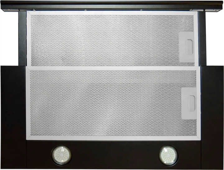 Витяжка кухонна ELEYUS Storm 1200 LED SMD 60 BL 226Вт, 1200 м³/год, телескопічна, чорна (витяжка ELEYUS, телескопічна) - изображение 4