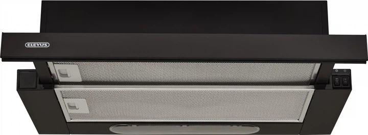 Витяжка кухонна ELEYUS BREEZE 470x60 BL телескопічна, 470 м³/год, 60 см, чорна (витяжка ELEYUS, телескопічна) - изображение 2