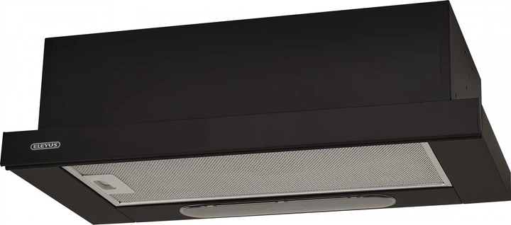 Витяжка кухонна ELEYUS BREEZE 470x60 BL телескопічна, 470 м³/год, 60 см, чорна (витяжка ELEYUS, телескопічна) - изображение 5