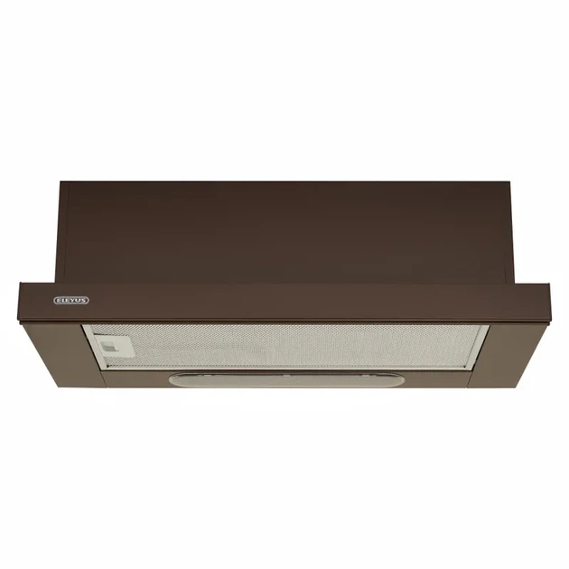 Витяжка кухонна ELEYUS BREEZE 470x60 BR телескопічна, 470 м³/год, 60 см, коричнева (витяжка ELEYUS, телескопічна) - изображение 4