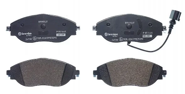 Колодки гальмові BREMBO P85144X Volkswagen Tiguan, Golf, Passat; Skoda Octavia, Superb, Kodiaq; Audi A3; Seat Leon 3Q0698151B, 5Q0698151K, 8V0698151C - Фото 1 Колодки гальмові BREMBO P85144X Volkswagen Tiguan, Golf, Passat; Skoda Octavia, Superb, Kodiaq; Audi A3; Seat Leon 3Q0698151B, 5Q0698151K, 8V0698151C - зображення 1