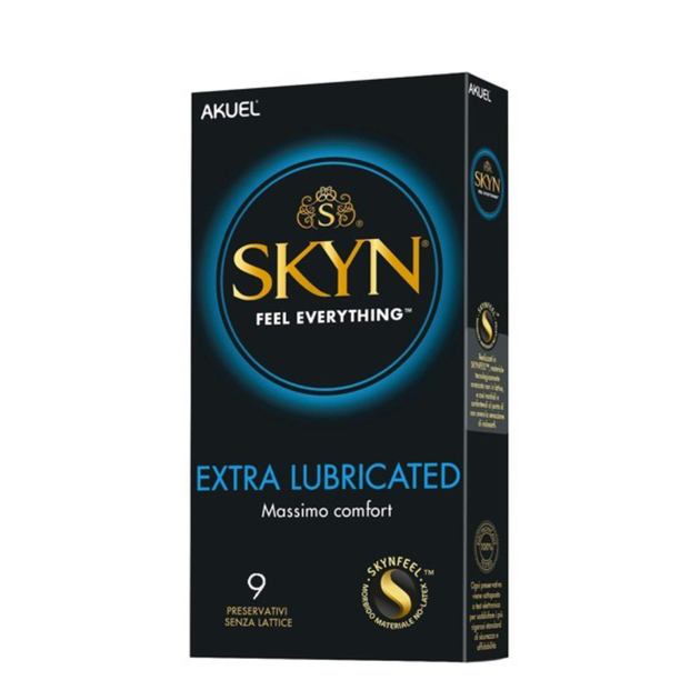 Презервативи безлатексні поліізопренові з додатковим мастилом Skyn Extra Lubricated 9 штук - Фото 2 Презервативи безлатексні поліізопренові з додатковим мастилом Skyn Extra Lubricated 9 штук - зображення 2