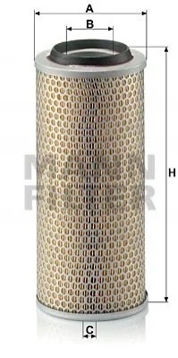 Повітряний фільтр MANN C151653 Toyota Land Cruiser 0003563570, 0010948204, 0020943404 - зображення 2