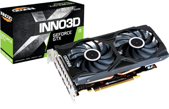 Відеокарта GeForce GTX 1660 Super 6GB Inno3D Twin X2 (N166S2-06D6-1712VA15L) Б/В - Фото 1 Відеокарта GeForce GTX 1660 Super 6GB Inno3D Twin X2 (N166S2-06D6-1712VA15L) Б/В - изображение 1