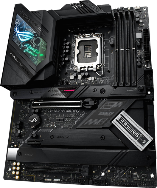 Материнська плата Asus Z690-F ROG Strix Gaming Wi-Fi LGA 1700 (ROG STRIX Z690-F GAMING WIFI) Б/В - зображення 2