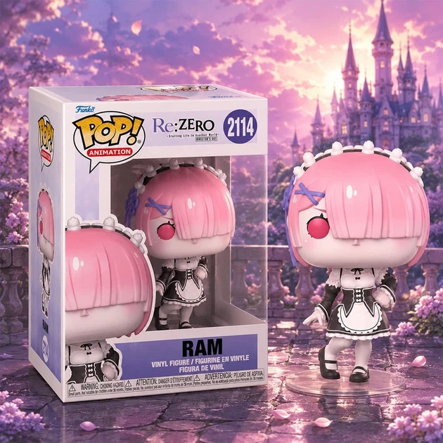 Ігрова фігурка FUNKO POP! серії "Re:ZERO" - РАМ - Фото 3 Ігрова фігурка FUNKO POP! серії "Re:ZERO" - РАМ - изображение 3