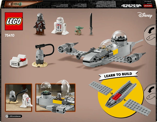 Конструктор LEGO Star Wars Зоряний винищувач N-1 Мандо й Ґроґу 92 деталі (75410) - изображение 3