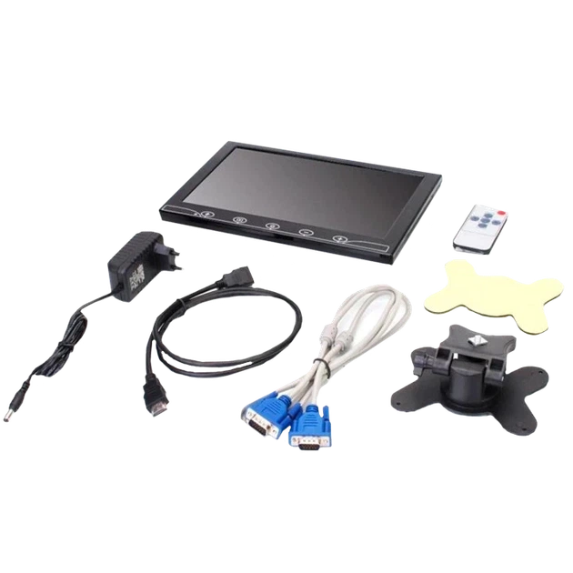 Автомобильный ЖК-монитор 10.1″ (AV + VGA + HDMI + BNC) - Фото 1 Автомобильный ЖК-монитор 10.1″ (AV + VGA + HDMI + BNC) - изображение 1