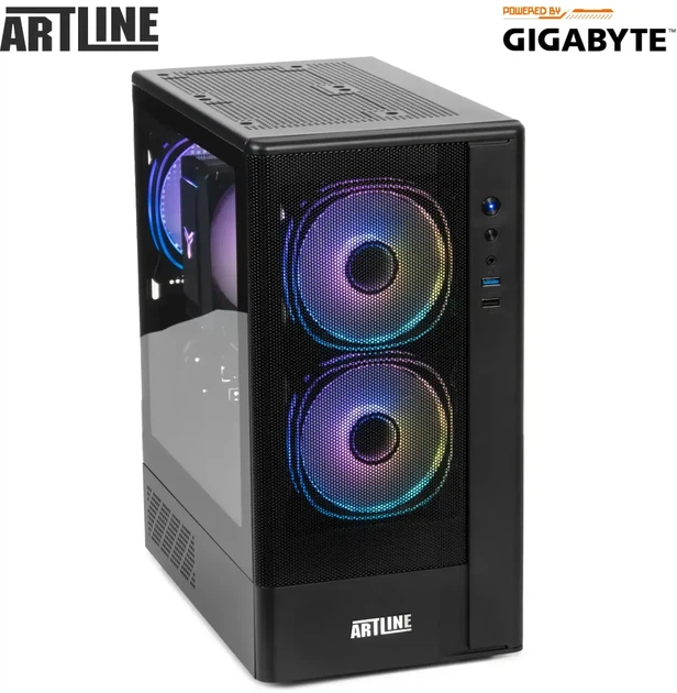 Компьютер ARTLINE Gaming X49 Powered by Gigabyte (X49v90) AMD Ryzen 5 5600 / RAM 16 ГБ / SSD 1 ТБ / nVidia GeForce RTX 5060 Ti, 8 ГБ - изображение 11