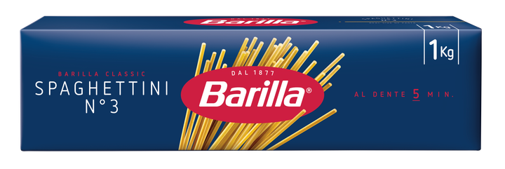 Макаронные изделия Barilla Спагеттини №3 1 кг (8076800105032) - Фото 1 Макаронные изделия Barilla Спагеттини №3 1 кг (8076800105032) - изображение 1