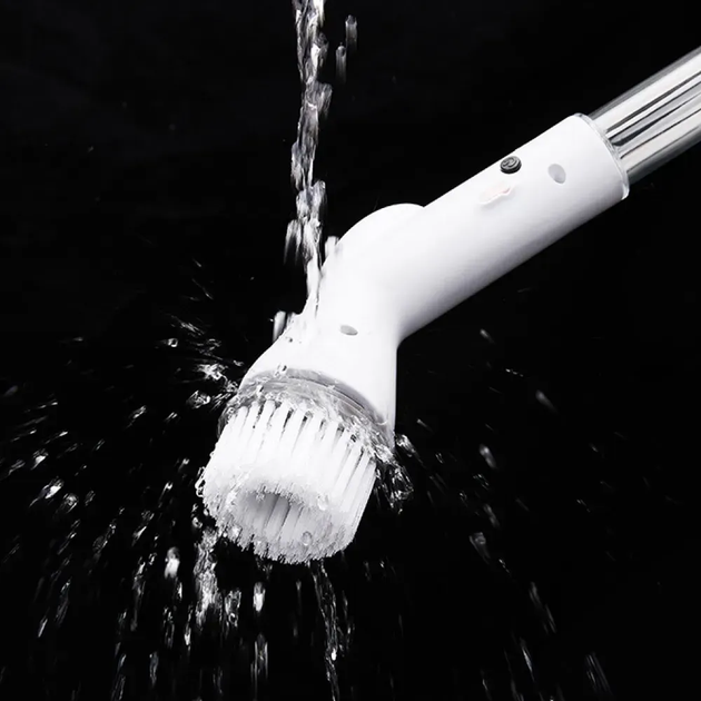 Щітка для прибирання з USB + 6 насадок, електрична Cleaning Brush / Багатофункціональна електрощітка (L) - зображення 7