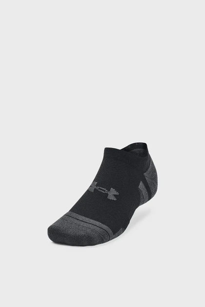Чорні шкарпетки (3 пари) UA Performance Tech 3pk NS Under Armour M 1379503-001 - изображение 2