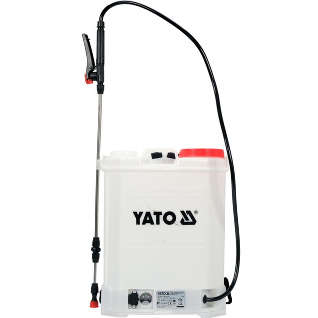 Оприскувач YATO YT-76110 16л, 12 В, 8 А·год, продуктивність 3.1 л/хв - изображение 3