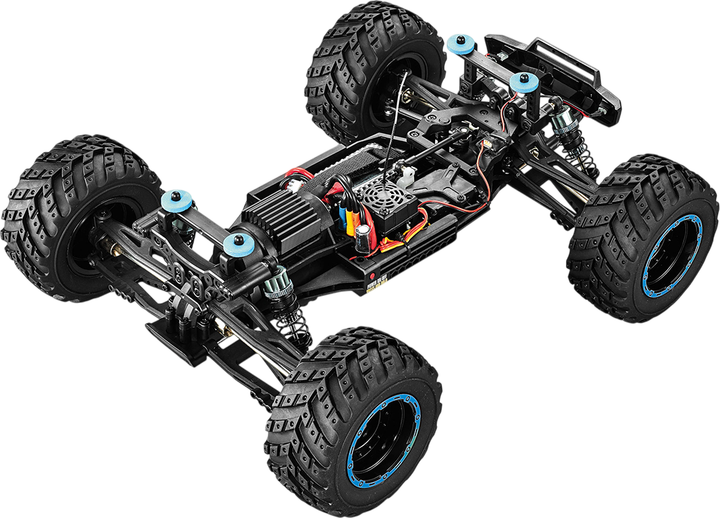 Samochód zdalnie sterowany BlackZon Smyter MT Turbo 1/12 4WD 3S Brushless Niebieski 540252 (5700135402520) - obraz 2