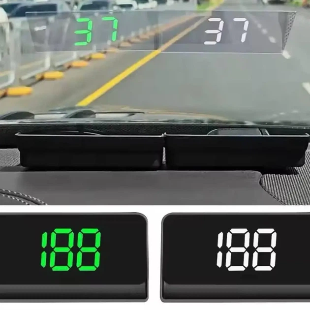 Проектор спідометра на лобове скло автомобіля, HUD проектор на лобове скло - зображення 3