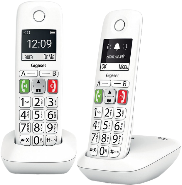 Telefon stacjonarny Gigaset E290 White (S30852-H2901-D202) - obraz 5