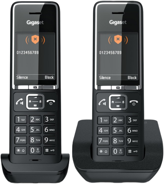 Gigaset Comfort 550 Duo Black (L36852-H3001-D204) - obraz 6