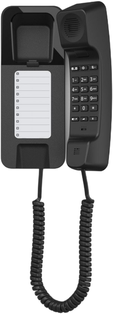 Telefon analogowy przewodowy Gigaset Desk 200 Black (S30054-H6539-R601) - obraz 5