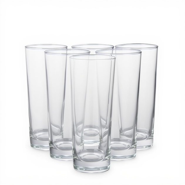 Рюмки стеклянные Conical Glass набор 12 шт по 65 мл высота 10.5 см конические для водки коньяка ликера шотов Yiwu - Фото 4 Рюмки стеклянные Conical Glass набор 12 шт по 65 мл высота 10.5 см конические для водки коньяка ликера шотов Yiwu - изображение 4