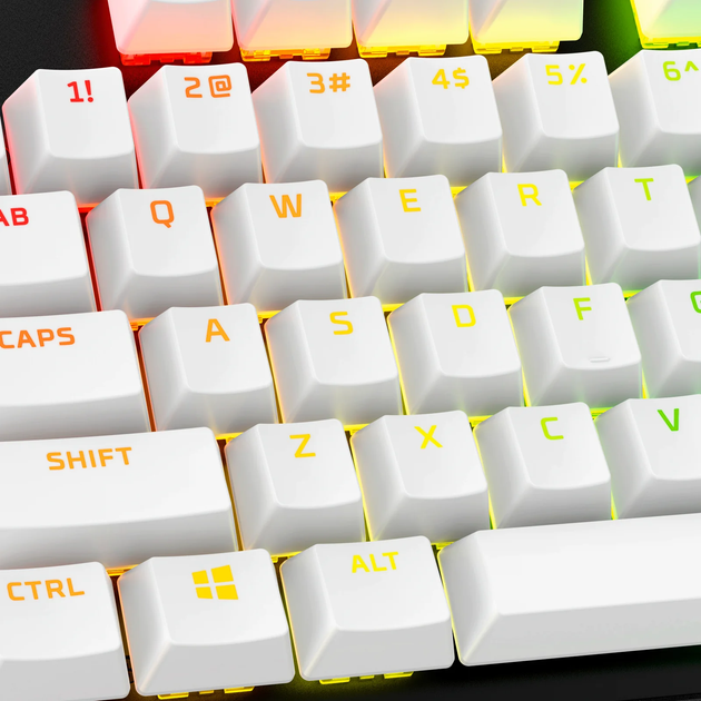 Klawisze HyperX PBT Full key Set White (519T5AA#ABA) - obraz 2