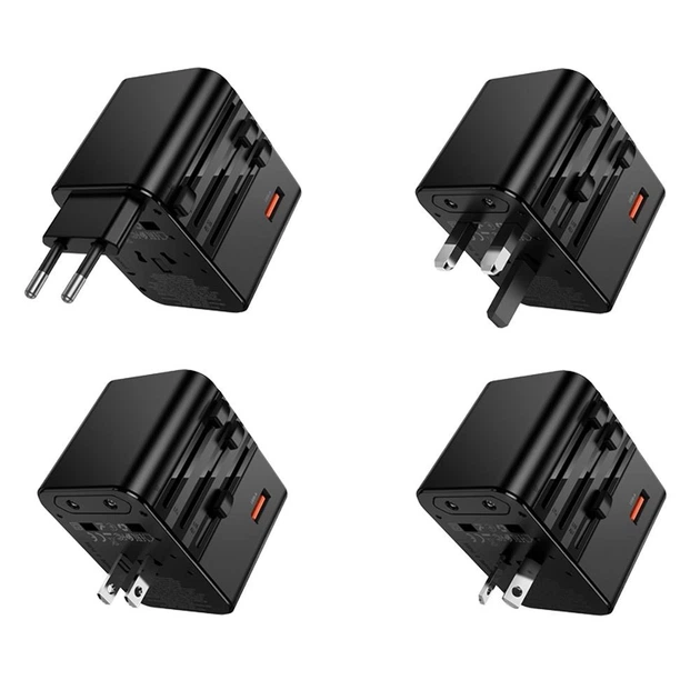 Мережевий зарядний пристрій Hoco AC31, USB/2 Type-C, PD 25W, black - зображення 6
