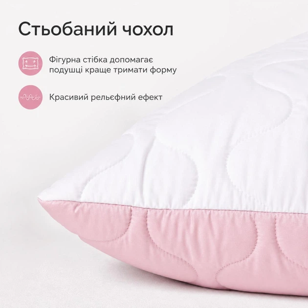 Подушка для сна 50х70 см Soft IDEIA двухсторонняя аналог лебяжьего пуха стеганная, искусственный пух, премиум - Фото 6 Подушка для сна 50х70 см Soft IDEIA двухсторонняя аналог лебяжьего пуха стеганная, искусственный пух, премиум - изображение 6