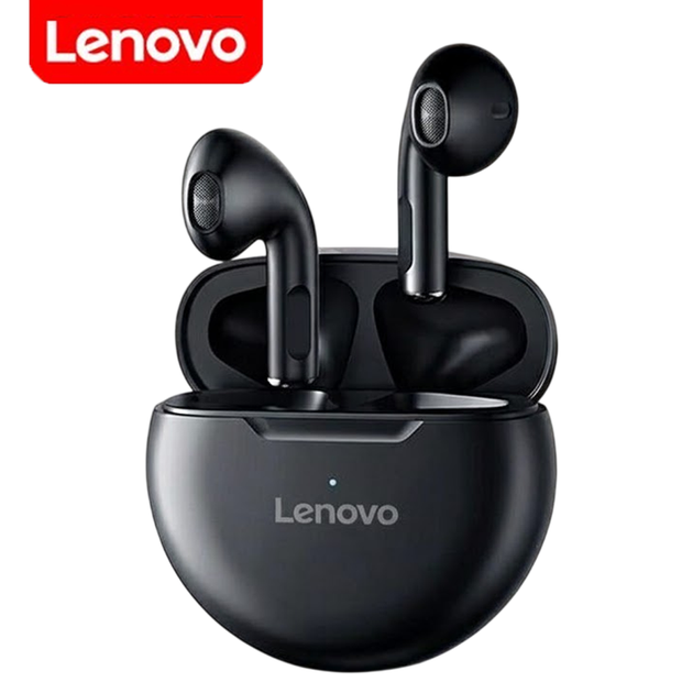 Беспроводные наушники Lenovo HT38 TWS Bluetooth, стильные наушники в кейсе с сенсорным управлением, удобная гарнитура для телефона Android / Apple - Фото 1 Беспроводные наушники Lenovo HT38 TWS Bluetooth, стильные наушники в кейсе с сенсорным управлением, удобная гарнитура для телефона Android / Apple - изображение 1