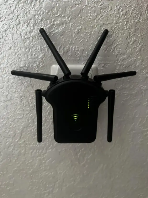 Бездротовий дводіапазонний Wi-Fi ретранслятор 3В1 2.4/5 ГГц, підсилювач сигналу вай фай 1200 Мбіт/с, повторювач для роутера, зона покриття до 300м², репітер з 6 антенами - зображення 13