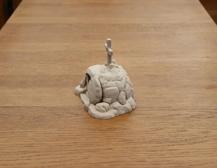 Великодня композиція порожня гробниця з хрестом. Aivory - изображение 2