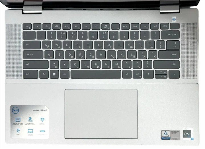Ноутбук Dell Inspiron 16 7630 2-in-1: Core i7-1360P / RAM 16 ГБ / SSD 1 ТБ / Intel Iris Graphics / 16" WVA, Сенсорний / Б/У - изображение 8