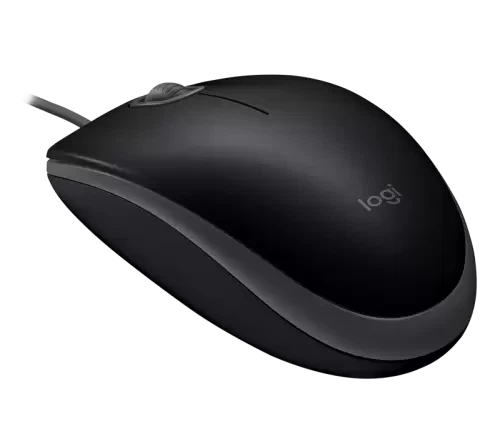 Мышь Logitech B110 Silent, Black, USB, оптическая, 1000 dpi, 3 кнопки, 1.8 м (910-005508) - Фото 1 Мышь Logitech B110 Silent, Black, USB, оптическая, 1000 dpi, 3 кнопки, 1.8 м (910-005508) - изображение 1