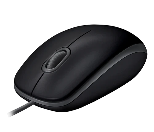 Мышь Logitech B110 Silent, Black, USB, оптическая, 1000 dpi, 3 кнопки, 1.8 м (910-005508) - Фото 2 Мышь Logitech B110 Silent, Black, USB, оптическая, 1000 dpi, 3 кнопки, 1.8 м (910-005508) - изображение 2