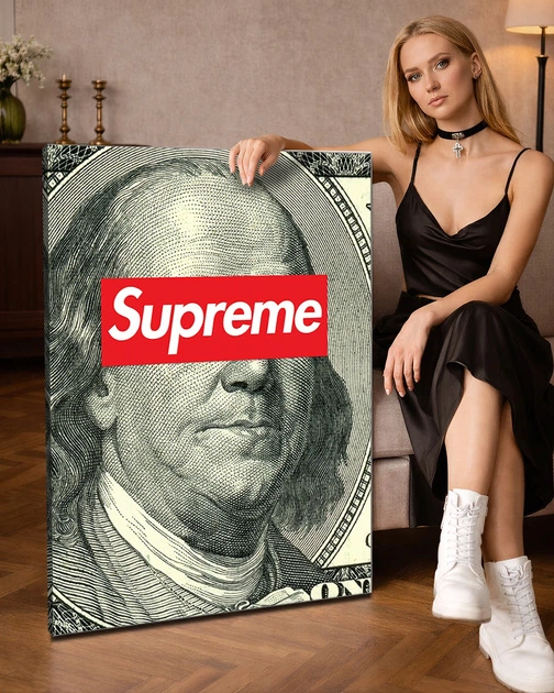 Грошова картина для офісу - Ben Franklin Supreme - 30х40 см - Фото 7 Грошова картина для офісу - Ben Franklin Supreme - 30х40 см - зображення 7