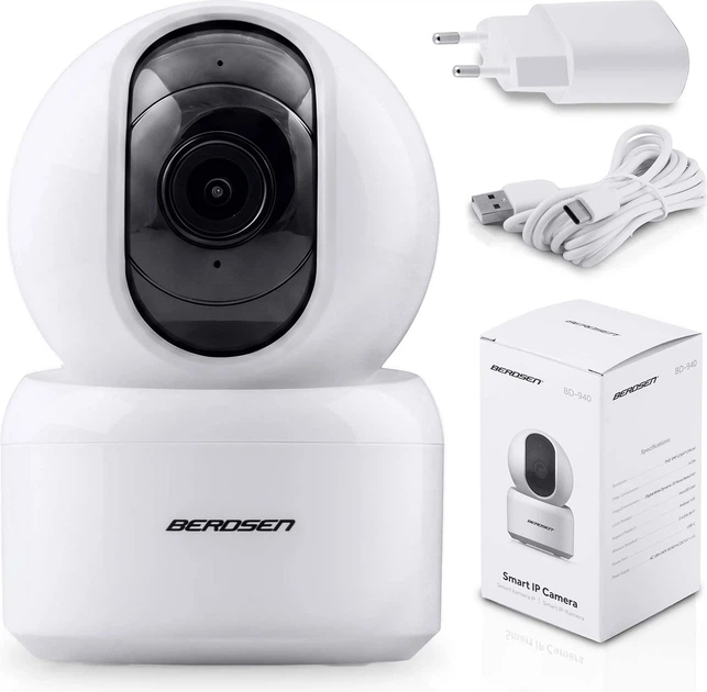 IP-камера Berdsen BD-940 поворотна 3 Мп Біла (5903890633745) - зображення 4