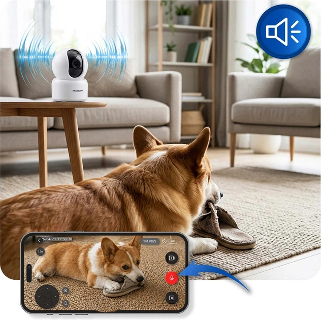 IP-камера Berdsen BD-940 поворотна 3 Мп Біла (5903890633745) - зображення 7