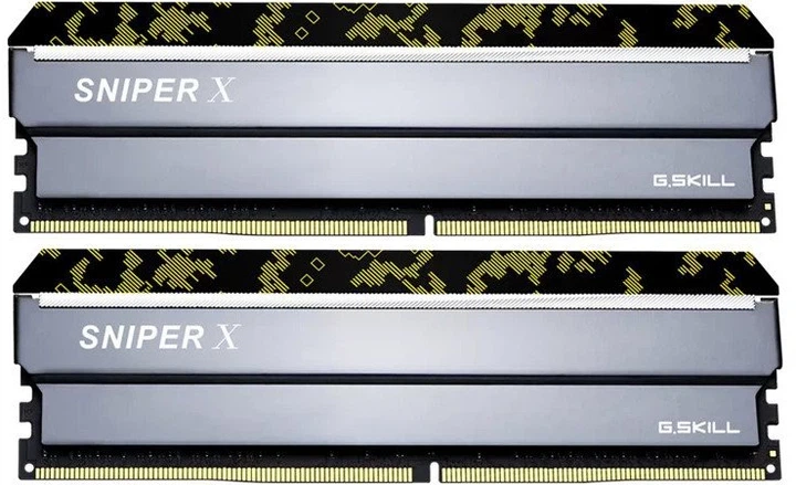 Модуль памяти G.Skill DDR4 32GB (2x16) Sniper X Digital Camo 3200MHz (F4-3200C16D-32GSXKB) - Фото 1 Модуль памяти G.Skill DDR4 32GB (2x16) Sniper X Digital Camo 3200MHz (F4-3200C16D-32GSXKB) - изображение 1