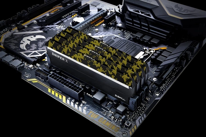 Модуль памяти G.Skill DDR4 32GB (2x16) Sniper X Digital Camo 3200MHz (F4-3200C16D-32GSXKB) - Фото 6 Модуль памяти G.Skill DDR4 32GB (2x16) Sniper X Digital Camo 3200MHz (F4-3200C16D-32GSXKB) - изображение 6