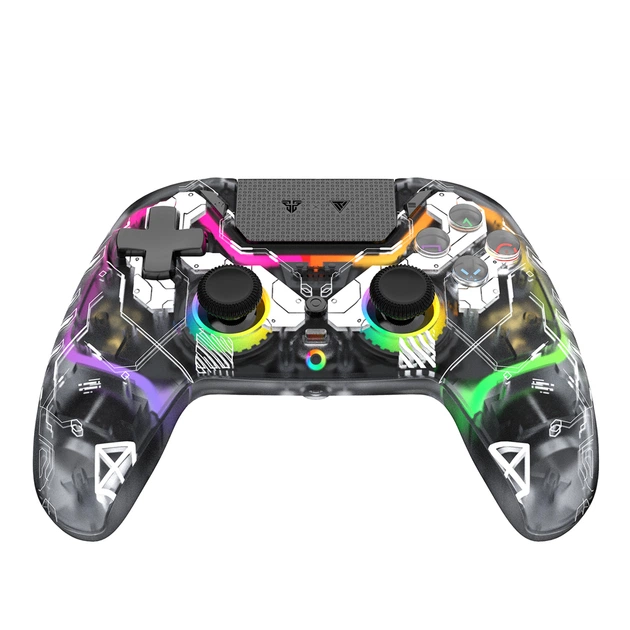 Ігровий джойстик Fantech WGP14V2 Nova Pro Epsilon Bluetooth V5.3, з RGB-підсвічуванням, 3 рівневою системою Turbo, 12 програмованими кнопками та 2 кнопками для макросів, акумулятор 600mAh з роботою до 10 годин Black - Фото 3 Ігровий джойстик Fantech WGP14V2 Nova Pro Epsilon Bluetooth V5.3, з RGB-підсвічуванням, 3 рівневою системою Turbo, 12 програмованими кнопками та 2 кнопками для макросів, акумулятор 600mAh з роботою до 10 годин Black - зображення 3