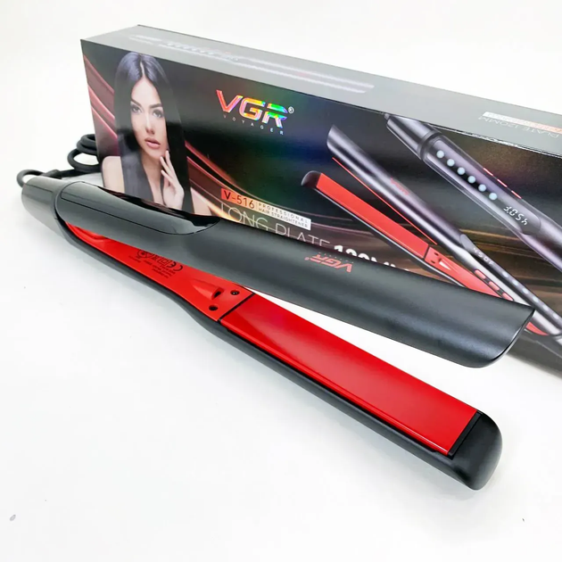 Профессиональный утюжок VGR для волос с LED дисплеем и регулировкой температуры до 230°C - изображение 5