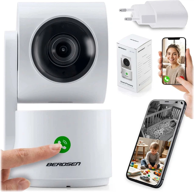 IP-камера Berdsen BD-942 поворотна 3 Мп Біла (5903890633769) - зображення 3
