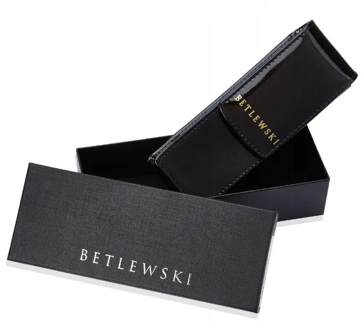 Футляр для ручки Betlewski, натуральная кожа, ZBEF-BS-05 ЧЕРНЫЙ - изображение 3