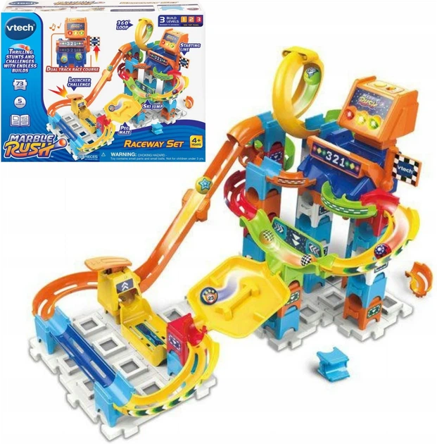 Кульковий трек VTech Marble Rush Ultimate XL100 E (3417765423499) - Фото 1 Кульковий трек VTech Marble Rush Ultimate XL100 E (3417765423499) - зображення 1