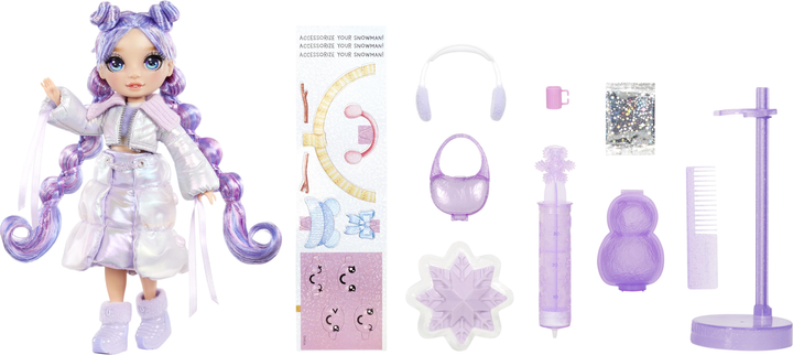Lalka Rainbow High Winter Wonderland Doll Purple z akcesoriami 514558 (6418859051885) - obraz 2