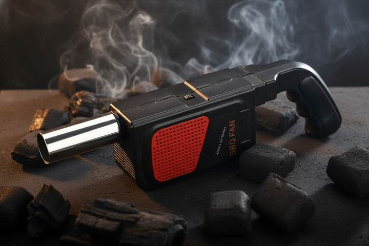 Воздуходувка для барбекю BBQ Fan CD-02B на батарейках AA, сопло из нержавеющей стали - Фото 2 Воздуходувка для барбекю BBQ Fan CD-02B на батарейках AA, сопло из нержавеющей стали - изображение 2