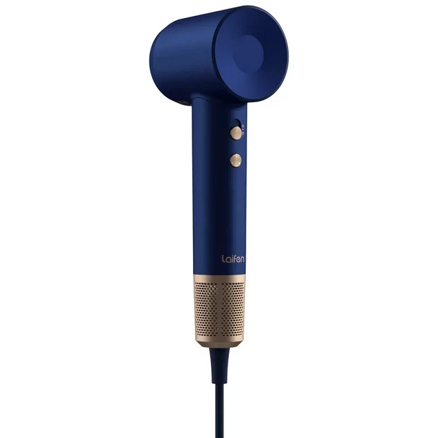 Профессиональный высокоскоростной фен Laifen Swift Premium (Platinum Blue) — 110 000 об/мин, 200 млн ионов и интеллектуальная защита - изображение 2