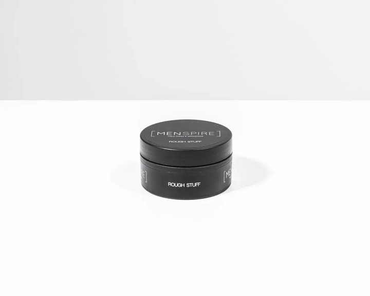 Професійна матова паста для укладання волосся Menspire Rough Stuff Hair Styling Wax, 100 мл - Фото 3 Професійна матова паста для укладання волосся Menspire Rough Stuff Hair Styling Wax, 100 мл - зображення 3