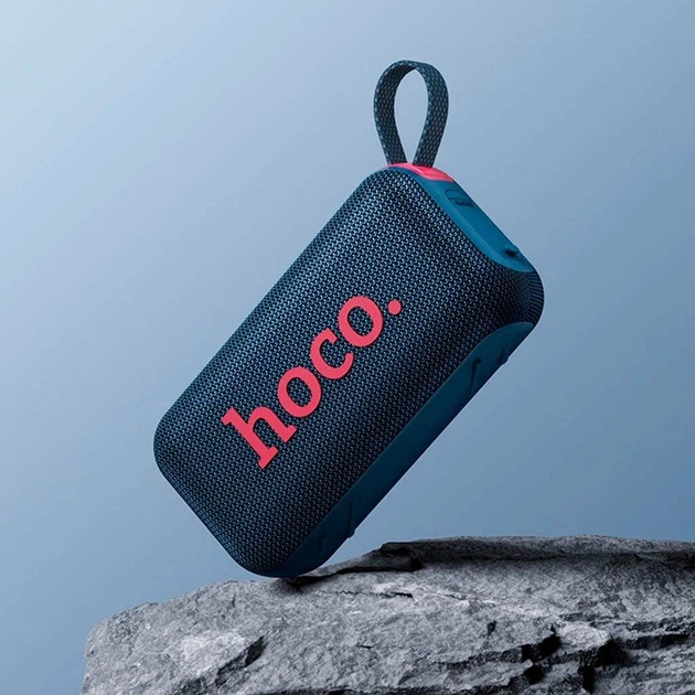 Портативна колонка Hoco HC32 Smart Sound Sports BT Speaker 10W*2 Blue - Фото 4 Портативна колонка Hoco HC32 Smart Sound Sports BT Speaker 10W*2 Blue - зображення 4